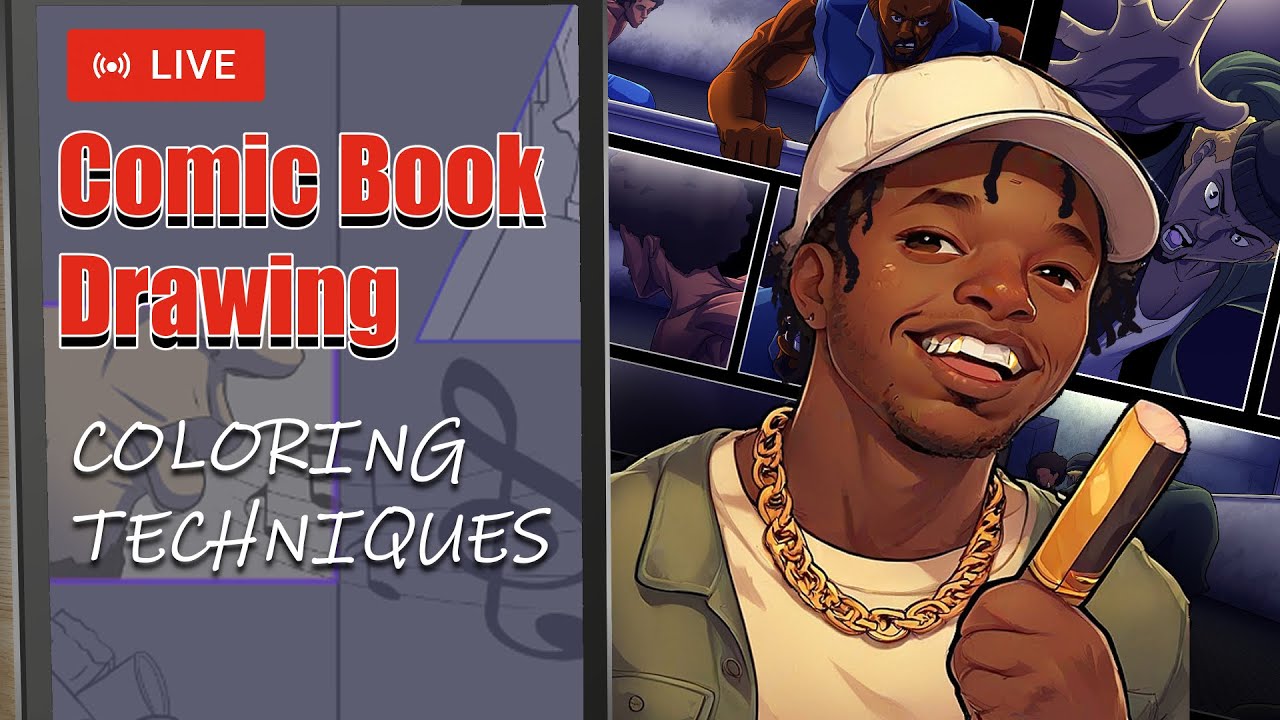 Coloring Comics | Clip Studio Paint - YouTube