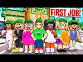 DAYCARE TO BIG KIDZ: FIRST JOB IN BROOKHAVEN! | Roblox | Brookhaven 🏡RP