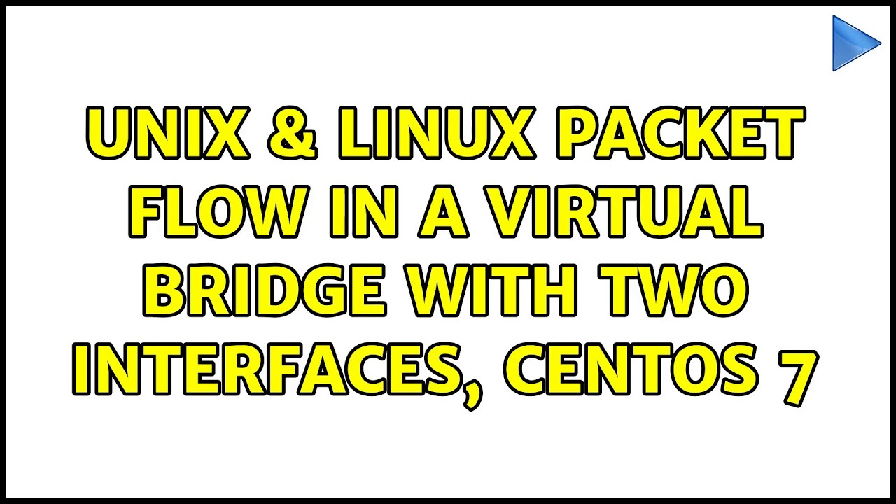 Unix & Linux Packet flow in a virtual bridge with two interfaces