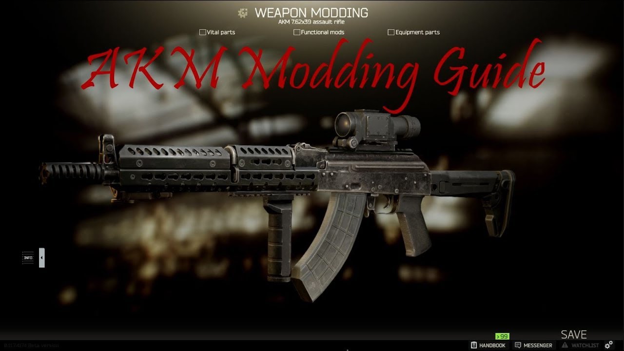 Escape From Tarkov, EFT, games, FPS, survival, AKM modding, AKM modding gui...