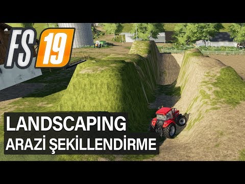 1.2 Güncellemesi "Arazi Şekillendirme Özelliği" Farming Simulator 19 Peyzaj İşleri