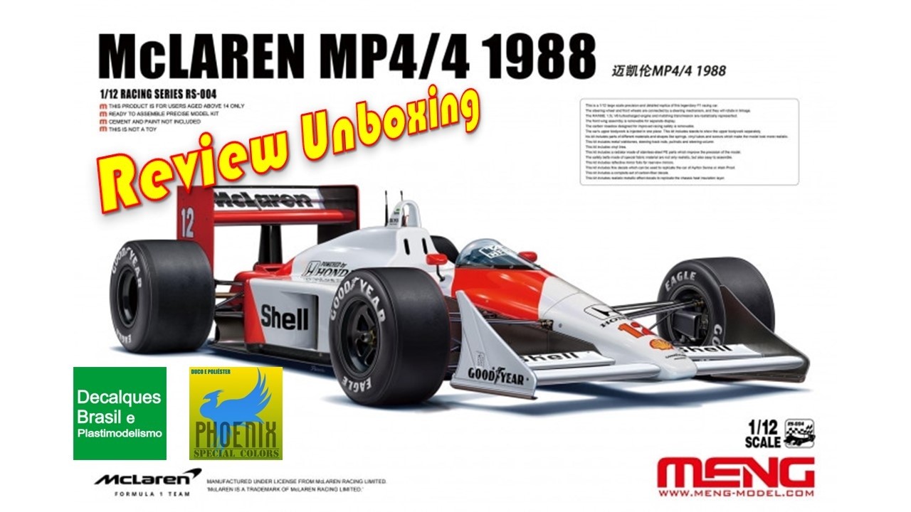 McLaren MP4/4 - Meng - 1:12 - Unboxing Review - YouTube