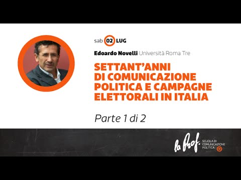 La Prof. - 70 anni di comunicazione politica e campagne elettorali in Italia (Parte 1 di 2)