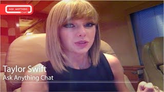 Taylor Swift Answers Fan Questions On Ask Anything Chat w/ Romeo, SNOL ​​​ - AskAnythingChat