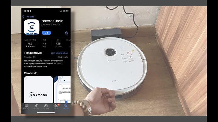 Cách cài đặt robot hút bụi ecovacs