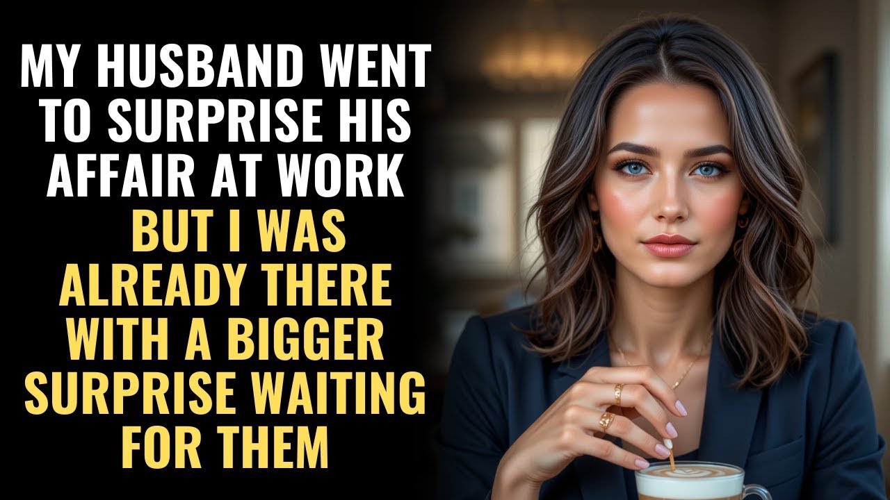 HE WENT TO SURPRISE HIS AFFAIR AT WORK… BUT I WAS ALREADY THERE WITH A BIGGER SURPRISE WAITING FOR..