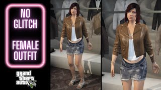 Pretty Easy GTA 5 Female Outfit | No Glitch Tutorial pt.12