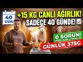 Kuzu Besisinde 40 Günde +15 KG! | Günlük 375 Gram Canlı Ağırlık Artışı