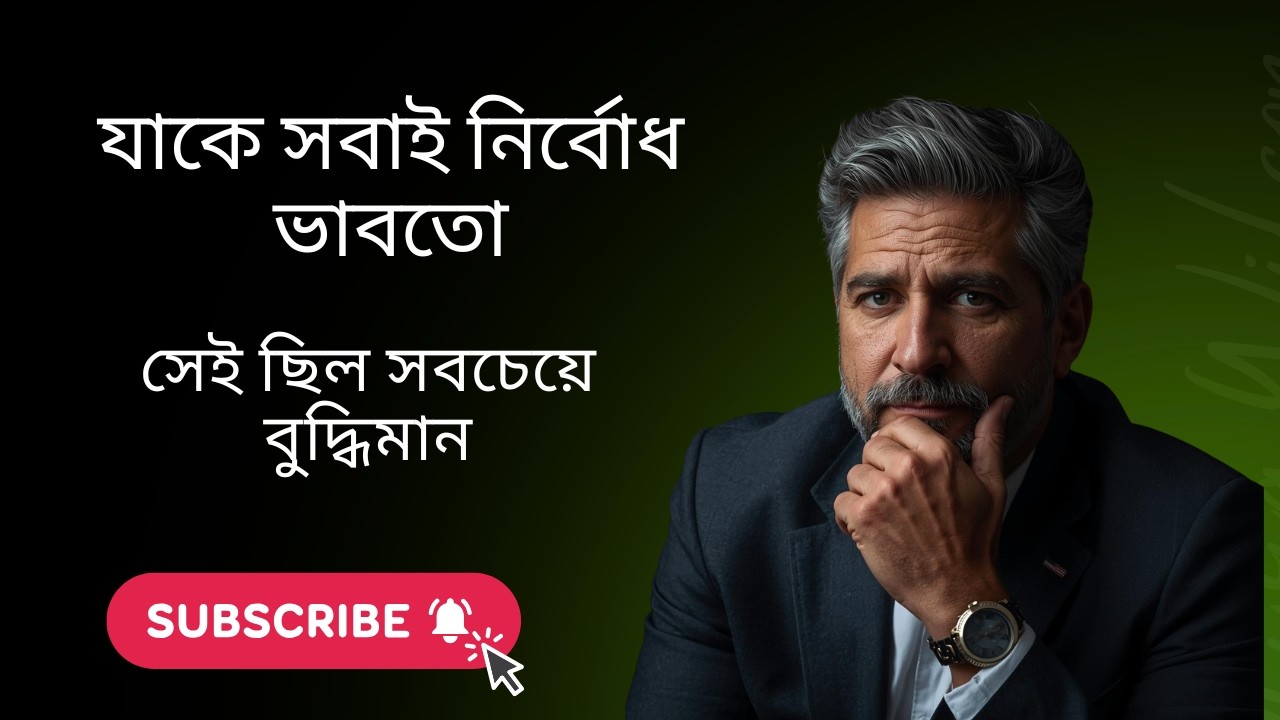যাকে সবাই নির্বোধ ভাবতো, সে-ই ছিল সবচেয়ে বুদ্ধিমান | অসাধারণ শিক্ষামূলক গল্প  | Powerful motivation