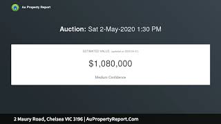 2 Maury Road, Chelsea VIC 3196 | AuPropertyReport.Com 2 Maury Road, Chelsea VIC 3196 | AuPropertyReport.Com