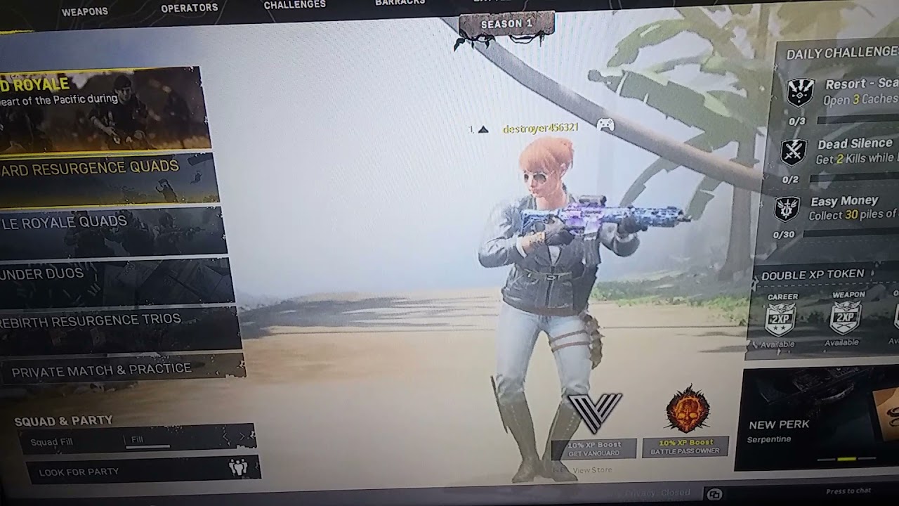 Warzone Pacific goldflake error: DAY 31 (1 month)