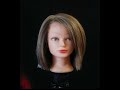 Creating a full lace wig from scratch, cutting and styling Part 1