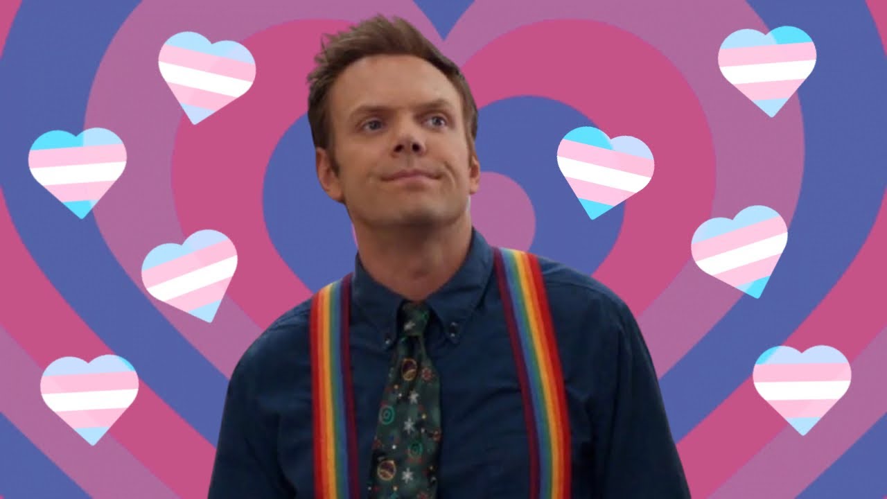 jeff winger being a trans bisexual icon for 15 minutes not very straight