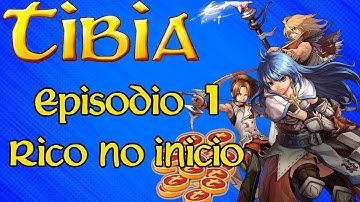 Tibia 2025 do Zero ao PRO 1# do Level 1 ao 27 farmando 1kk! Melhores Hunts para ficar rico no inicio