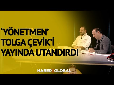 'Yönetmen' Tolga Çevik'i Yayında Utandırdı!