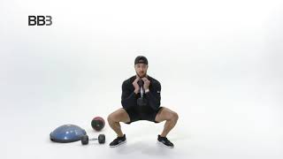 Dumbbell Drop Squat
