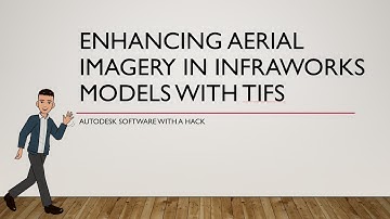 Enhancing Aerial Imagery in InfraWorks Models with TIFs