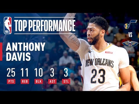 Anthony Davis Records A Career High 10 BLOCKS On His 25th Birthday