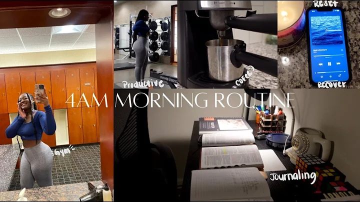 my 4am morning routine | resetting + creating prod...