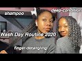 wash day routine 2020 | simple healthy hair routine for moisturized long natural hair |