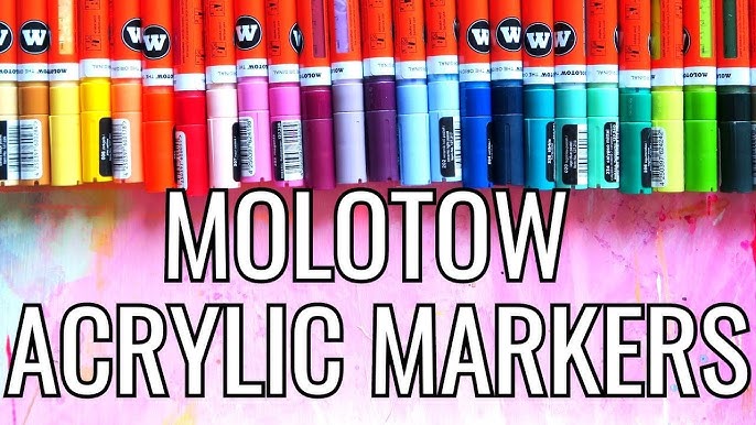 Testing and comparing acrylic markers! My new favourite art supply 🤩 