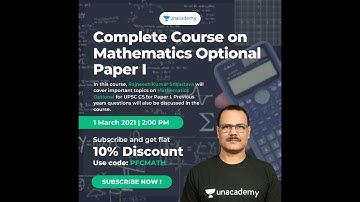 #UPSC  #CSE #MATHS #Optional #Rajneesh #Sir