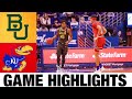 #2 Baylor vs # 17 Kansas Highlights | 2021 College Basketball Highlights