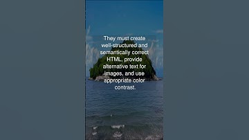 What is the role of web developers in web accessibility?