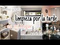 RUTINA DE LIMPIEZA/LIMPIEZA DE LA CASA POR LA TARDE/COCINA, BAÑO Y SALA!!