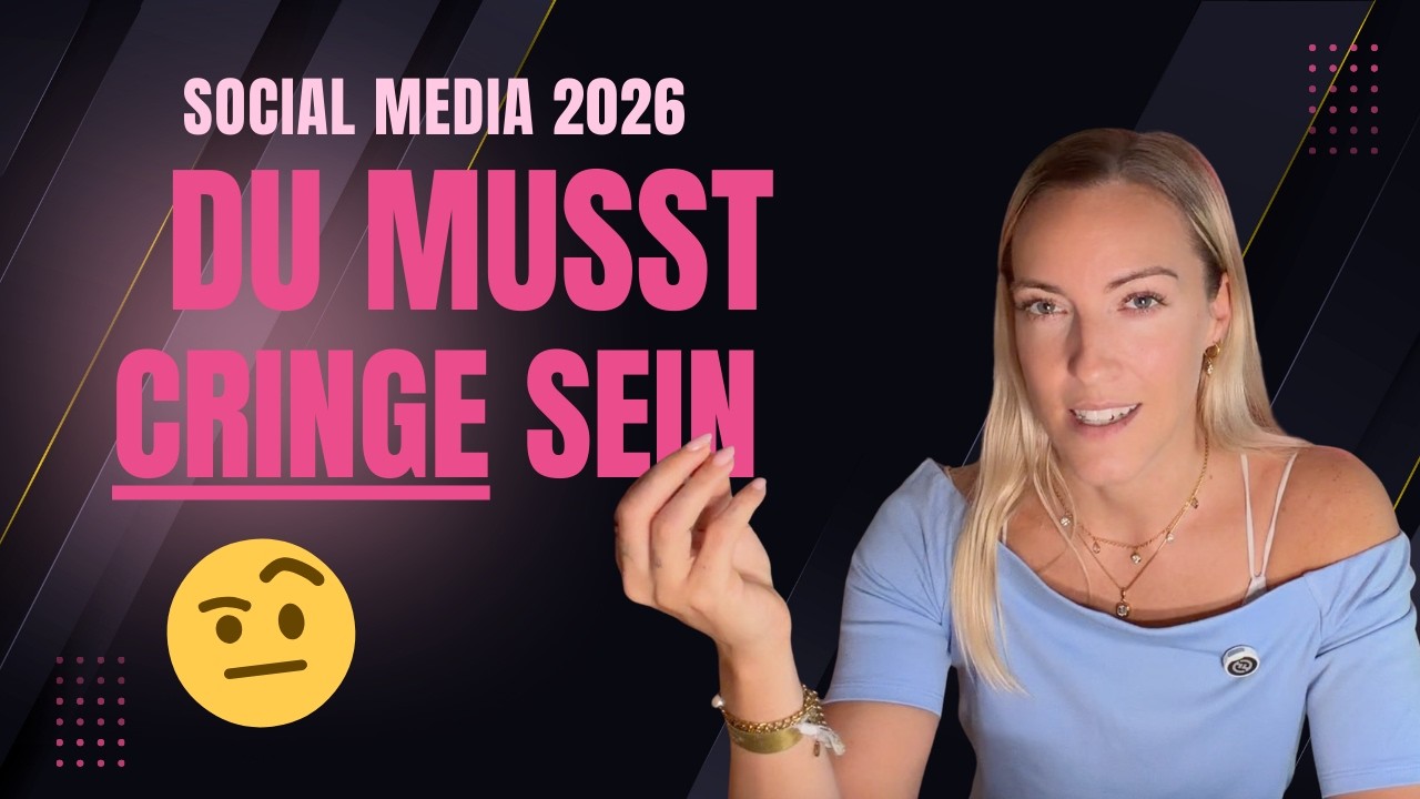 Social Media 2026: Wenn dir deine Posts nicht peinlich sind, machst du es falsch