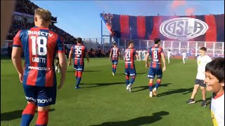 Recibimiento desde adentro | San Lorenzo v huracan | Copa de la Liga 2023