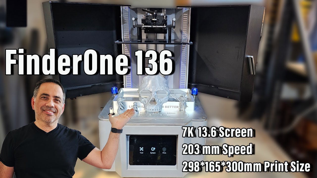 Coolsiga FinderOne136, The Fastest 13.6” LCD 3D Printer - 203mm/h
