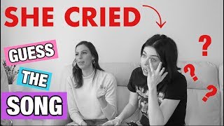 GUESS THE SONG CHALLENGE *EMOTIONAL* **SHE CRIED**