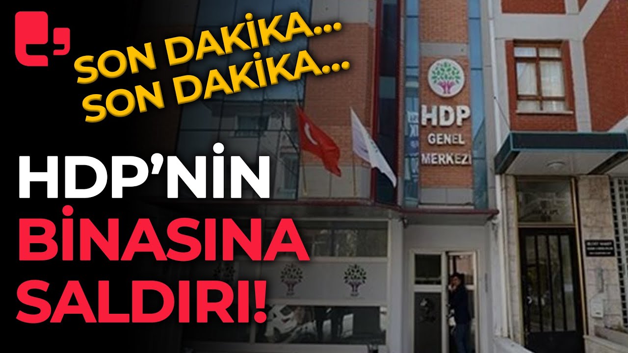 ⁣Son dakika! HDP binasına saldırı gerçekleştirdi: Saldırgan bakın kim çıktı!