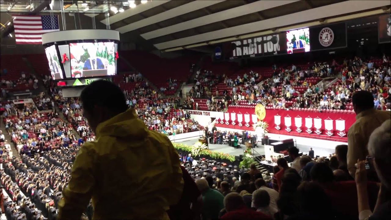 University of Alabama graduation ceremony YouTube
