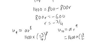 A2 sequences ex8J Q10