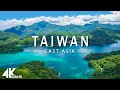 Flying over taiwan 4k u relaxing music along with beautiful natures  4k