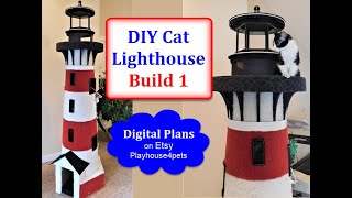 Cat Lighthouse DIY build #1 from Plan by JRC Design 1,125 views 4 years ago 8 minutes, 59 seconds