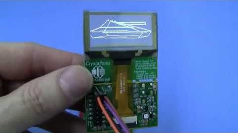 Crystalfontz Transparent OLED Breakout Board - works with Arduino 3.3v / Seeeduino