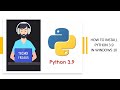 How to Install Python 3.9 in Windows | Latest 2020