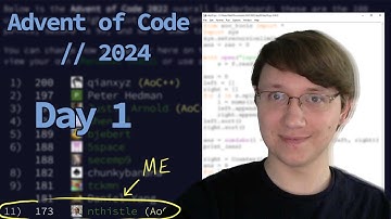 Advent of Code 2024 Day 1 - Top 20 Finish!