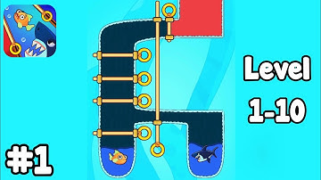 Save the Fish Gameplay Walkthrough | Part 1 (Level 1 - 10)