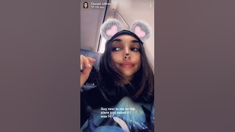 Chantel Jeffries snapchat story