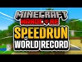 Minecraft Hardcore, but it's a World Record Speedrun