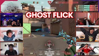 Streamer \& Player Reacts GenG Lakia 4K Ghost Flick 🆚 Sentinels | VCT MASTER MADRID GRAND FINAL 2024