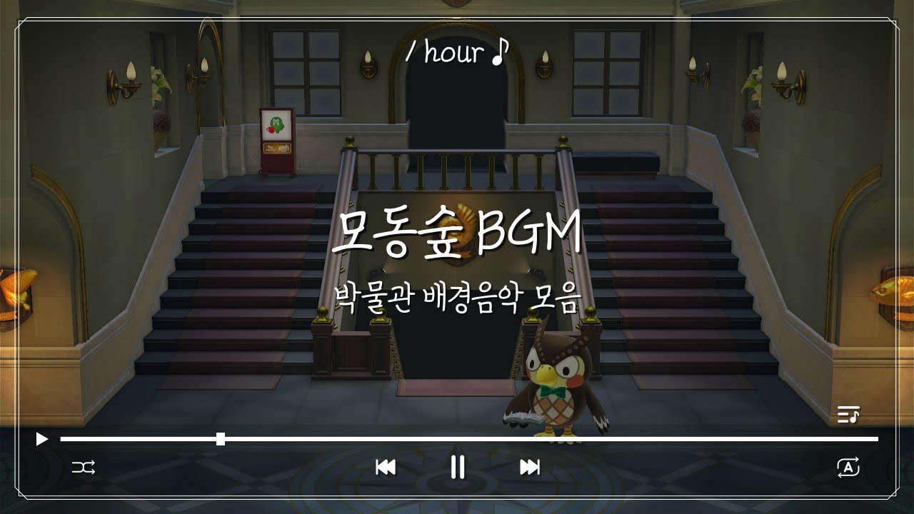 🦉모동숲 박물관 브금 모음(1 hour)