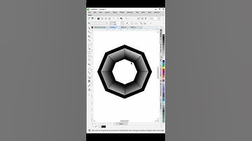 Use the Polygon tool in coreldraw || #video #viral #coreldraw #ytshorts #trending #design #new