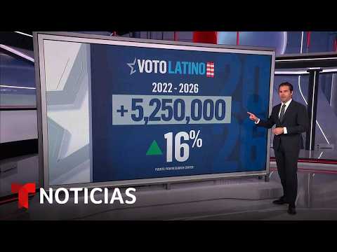 Hispanos lideran el crecimiento del electorado en EE.UU. previo a elecciones | Noticias Telemundo