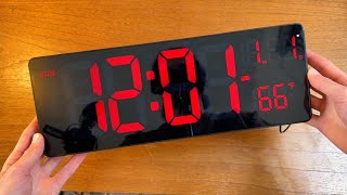 BIG Digital Alarm Clock! — XREXS Digital Clock Review