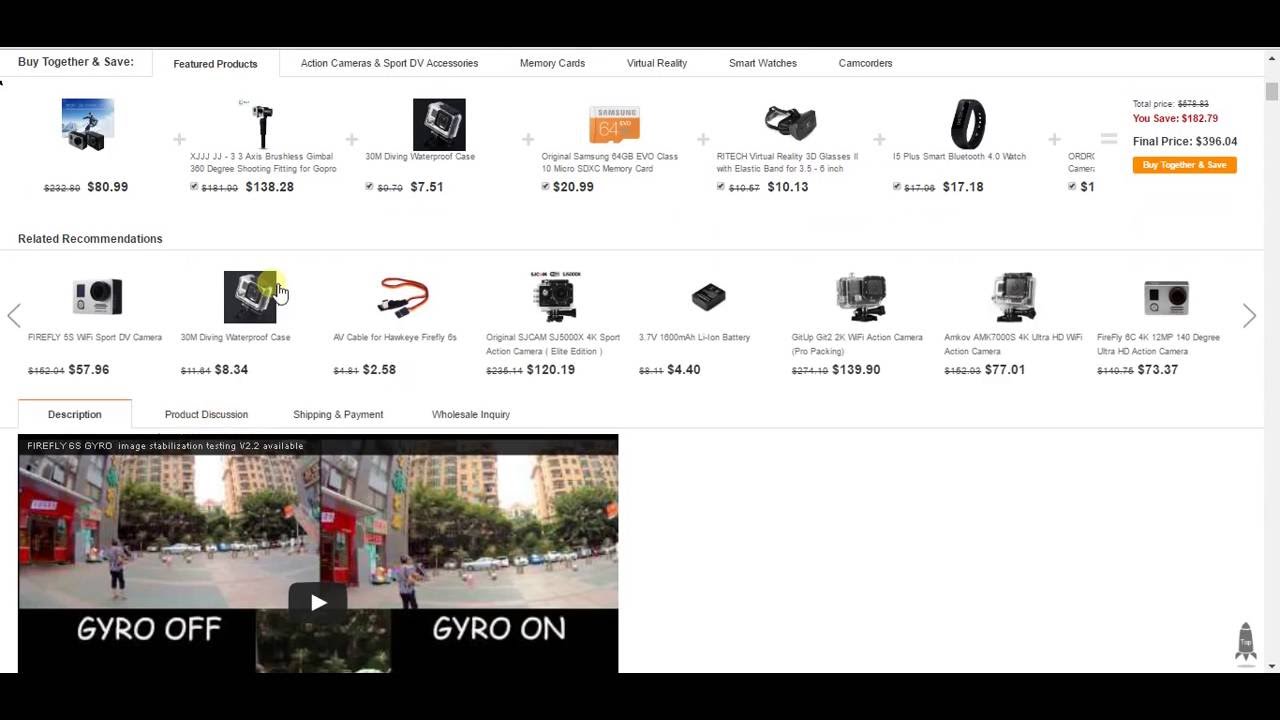 FireFly 6s action camera Flash deal 75$